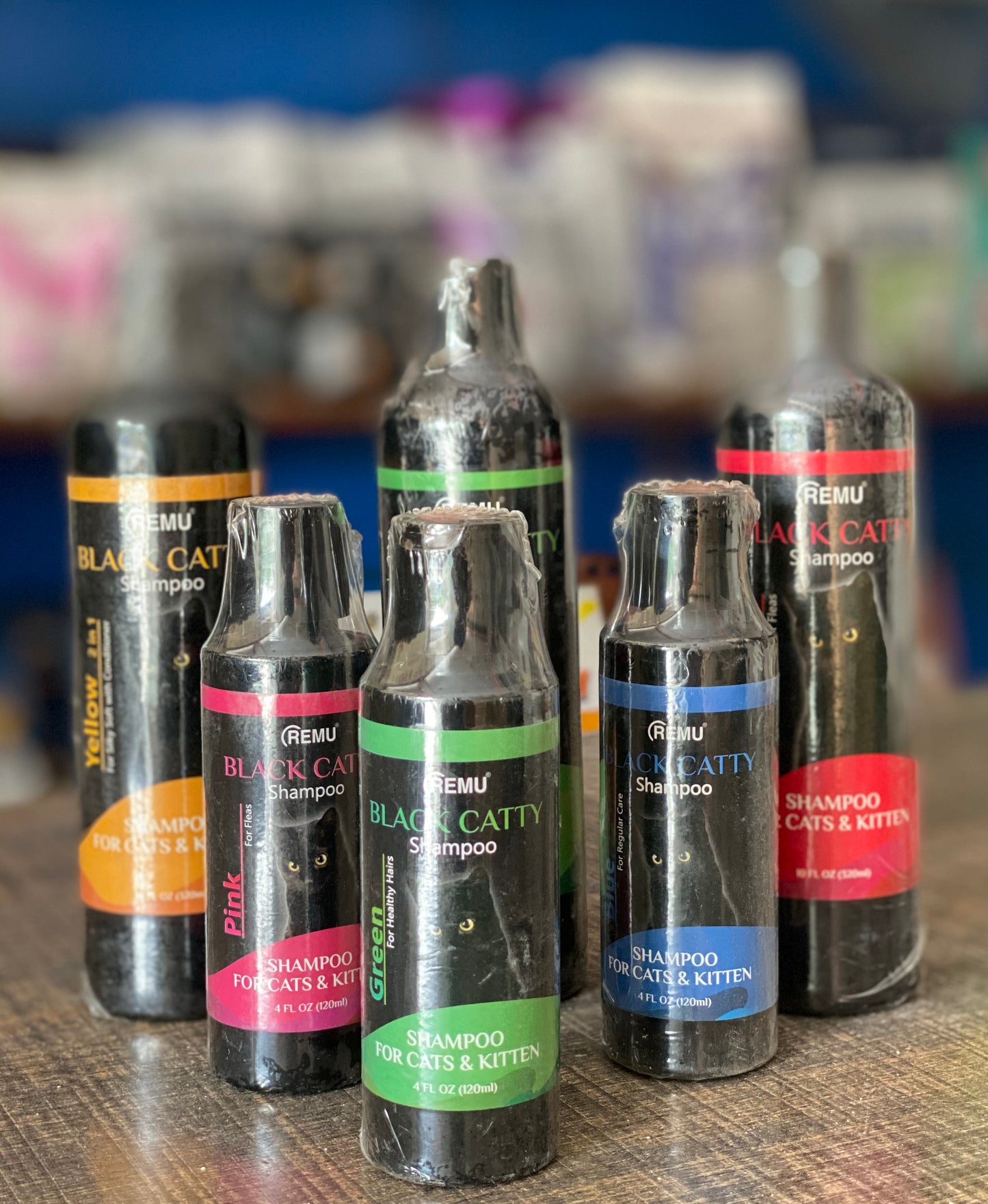 Remu Black Catty Shampoo [320 ML, 120 ML]