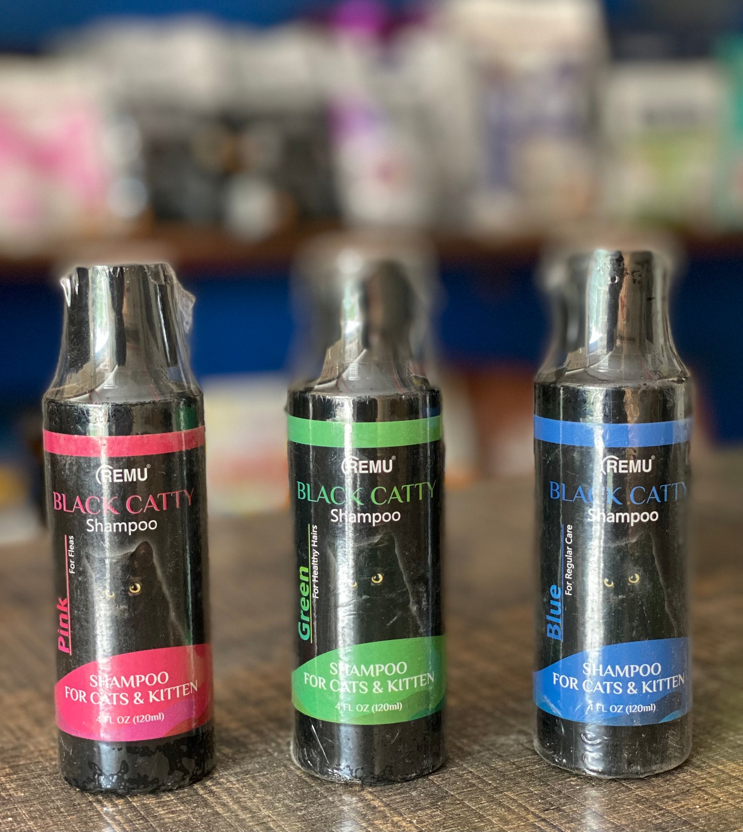 Remu Black Catty Shampoo [320 ML, 120 ML]